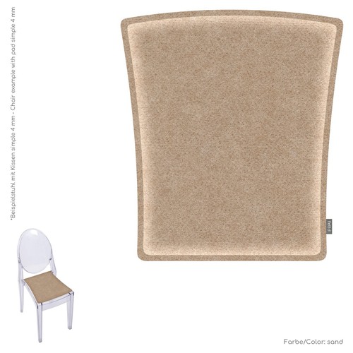 Eco felt cushion - padded, 23